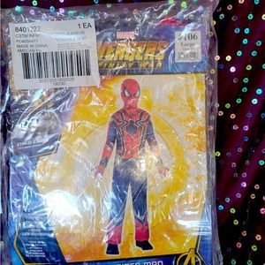 Kids sz large Infinity war Spider-Man Halloween costume brand new